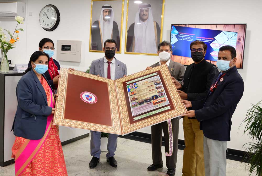 Officials during the launch of the newsletter ‘MESIS Pulse’.