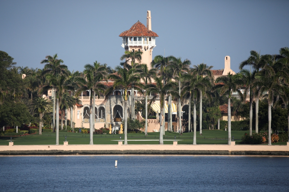 Former US President Donald Trump's Mar-a-Lago resort is seen in Palm Beach, Florida, US, February 8, 2021. Reuters/Marco Bello/File Photo