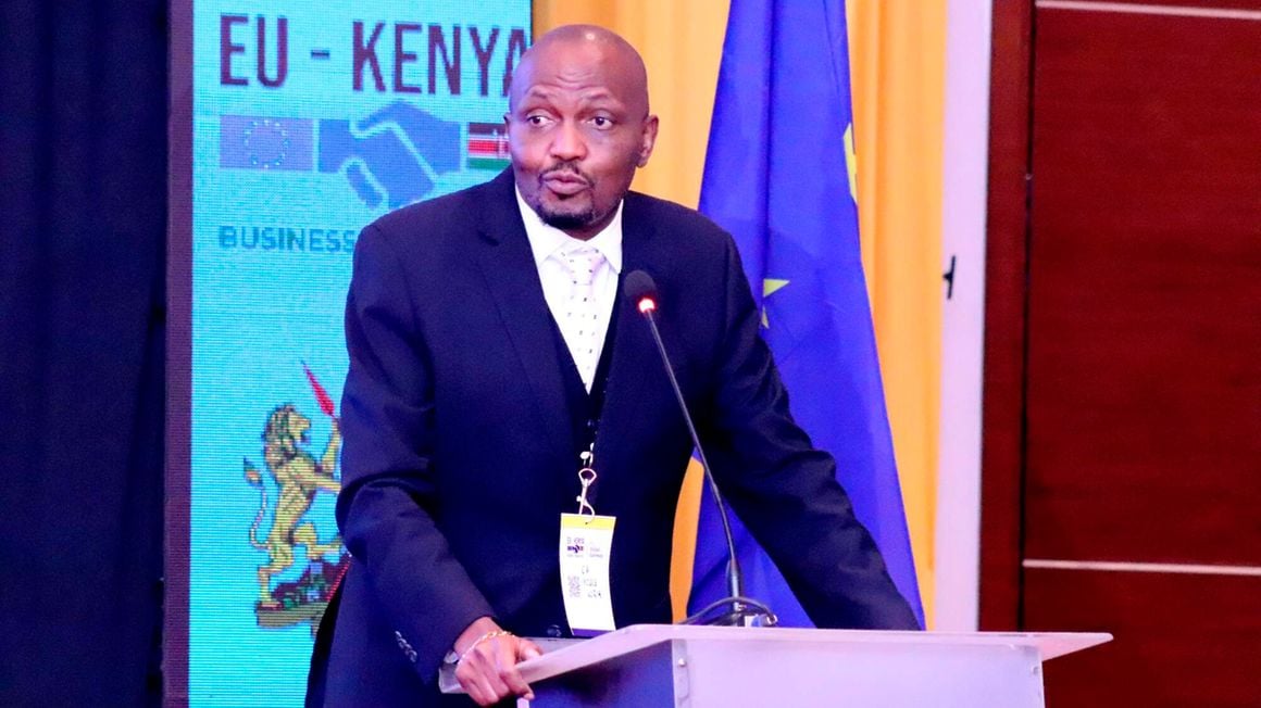 Kenya Trade Secretary Moses Kuria. 


