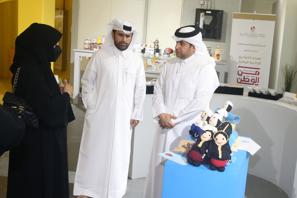 Guests and officials during the “From the Homeland” exhibition.