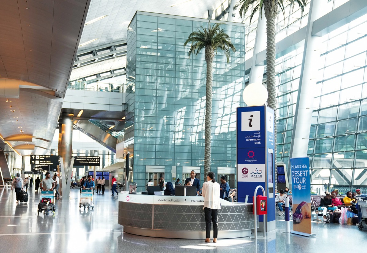 A view of Hamad International Airport.