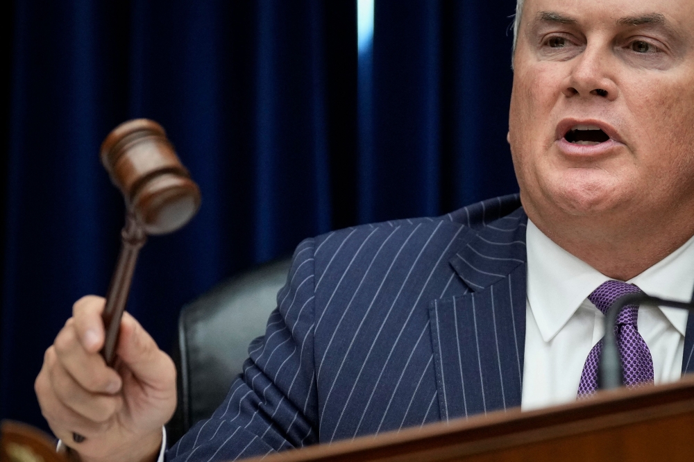 Chairman of the House Oversight Committee James Comer (R-KY) presides over a Committee hearing titled 