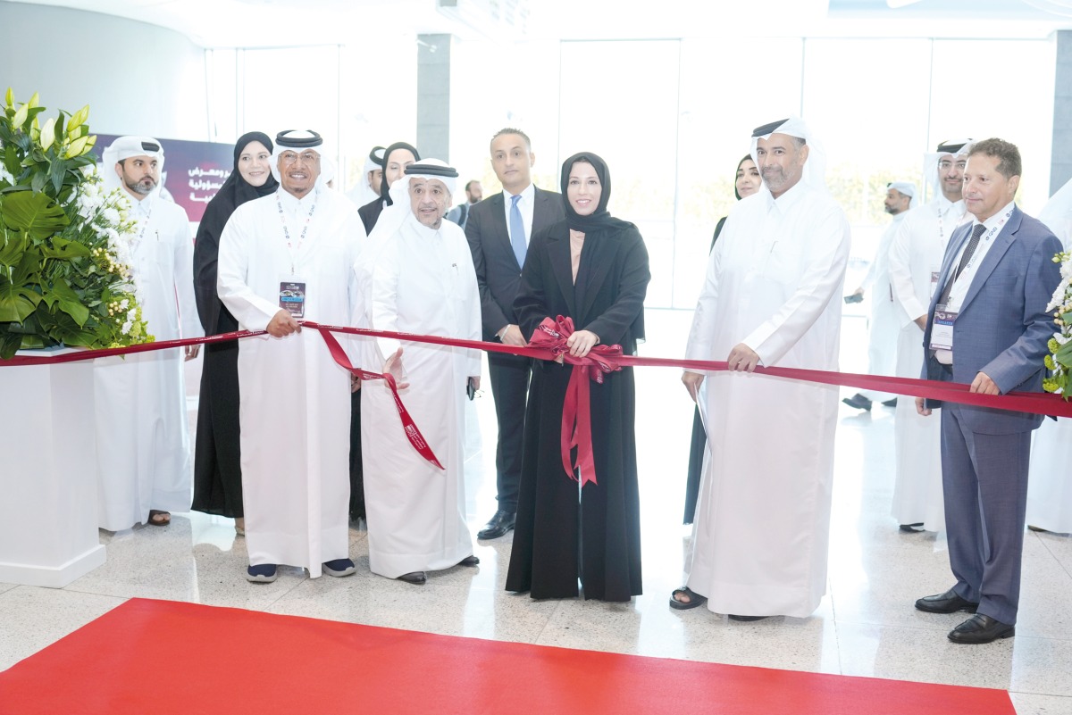Minister of Education and Higher Education, H E Buthaina bint Ali Al Jabr Al Nuaimi, inaugurating the  Qatar CSR Summit 2024 yesterday.