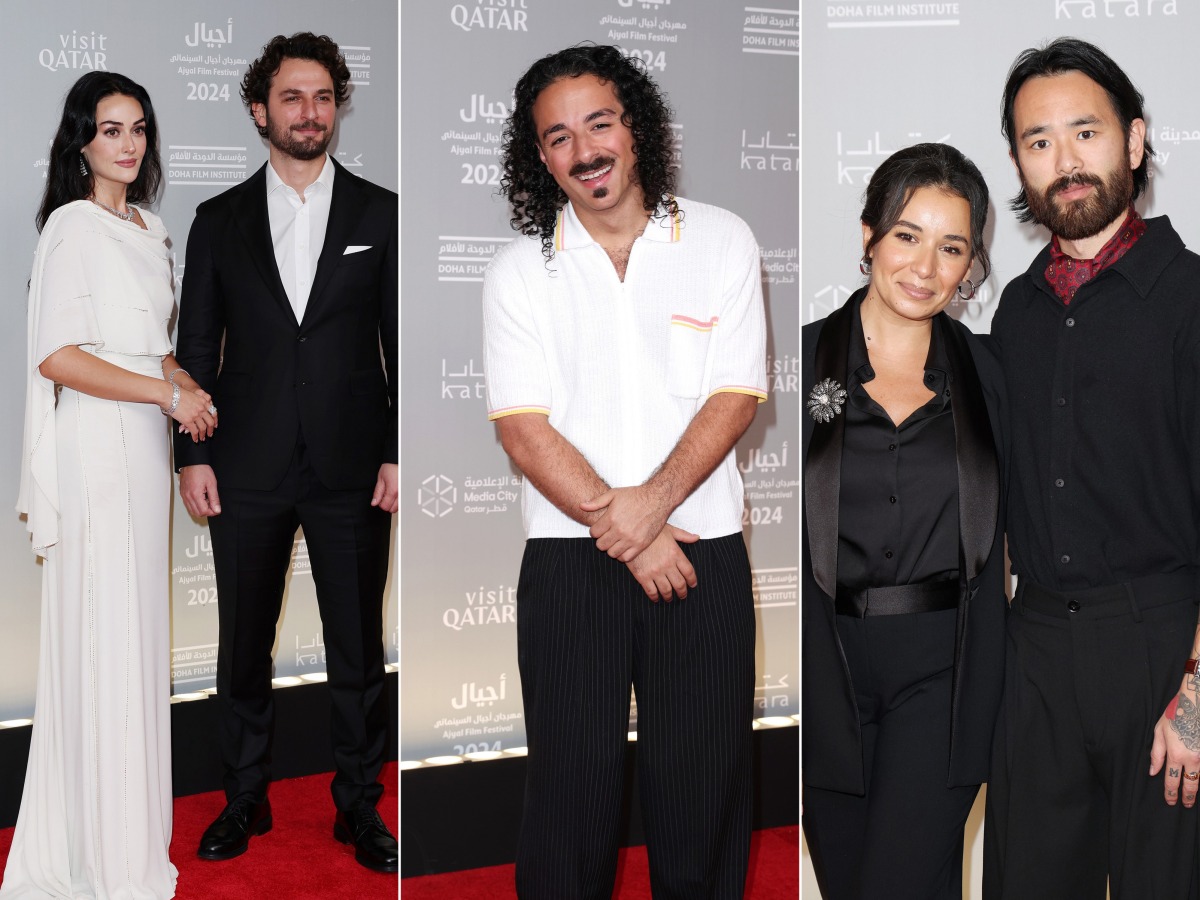 Guests arriving for the opening of Ajyal 2024 yesterday.