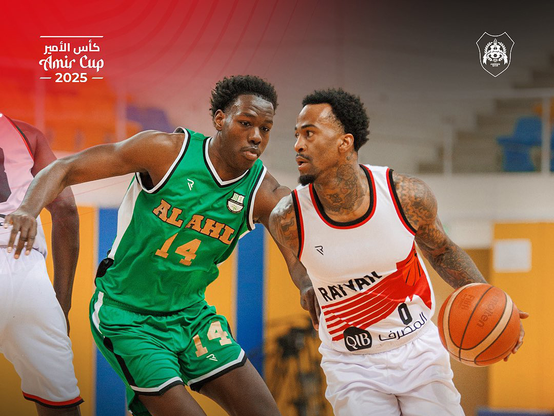 Action during Game 3 of the semi-final between Al Rayyan and Al Ahli yesterday.  