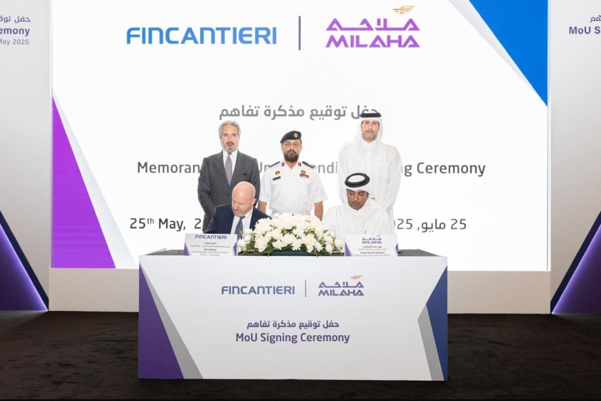 Officials during the signing ceremony.