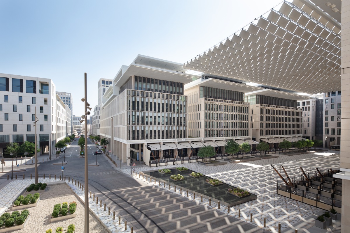 A view of the Msheireb Downtown Doha.