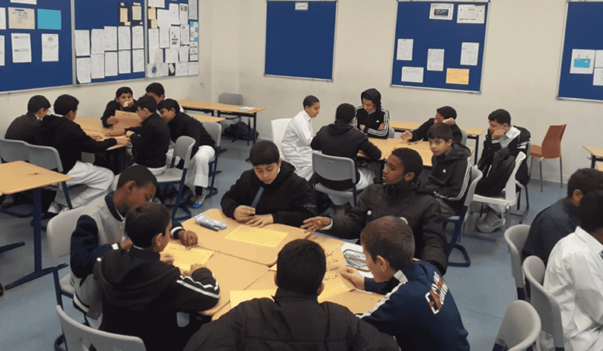 Participants during a session of the program.