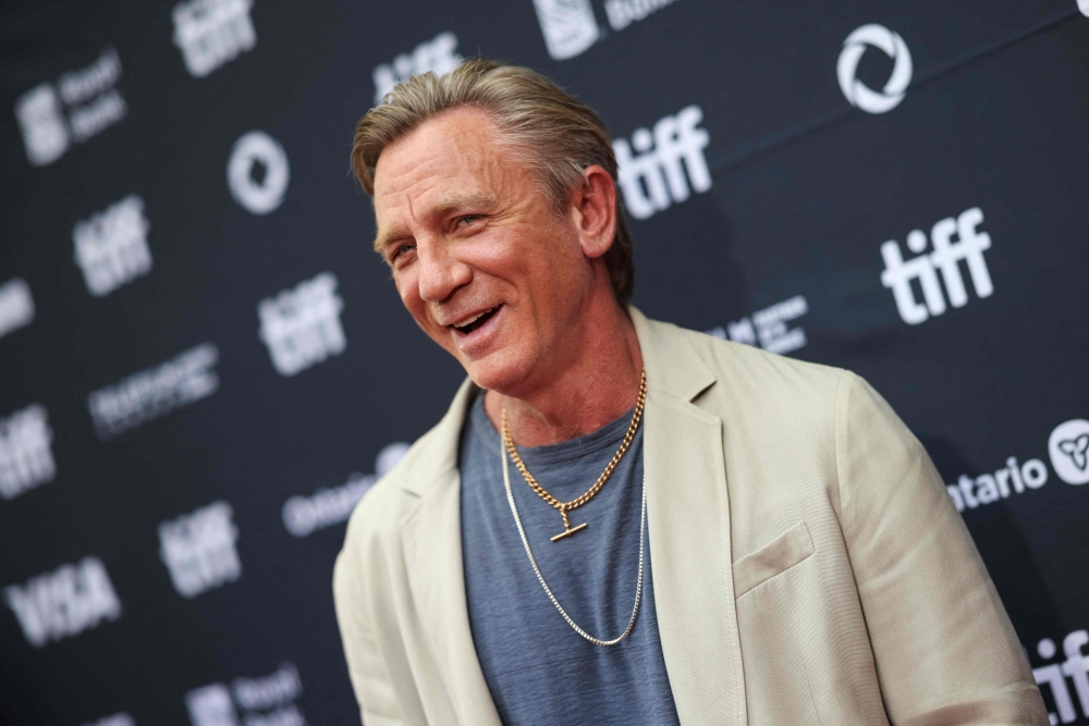 British actor Daniel Craig attends the premiere of 