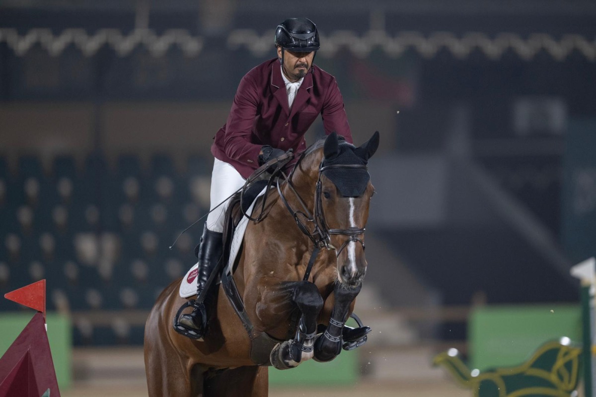 Qatar's Sheikh Ali bin Khalid Al Thani finished first in the second qualifying round.