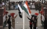 File photo of flag ceremony at Attari-Wagah land border
