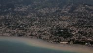 An aerial view as Hurricane Matthew approaches in Port-au-Prince, Haiti, October 2, 2016. (Carlos Garcia Rawlins/Reuters)