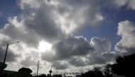 Cars are seen along Deerfield beach near Coral Springs while Hurricane Matthew approaches in Florida, U.S. October 5, 2016. REUTERS/Henry Romero
