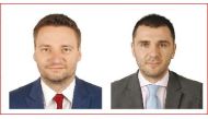 Pawel Banach (left) and Alexandru Ionescu
