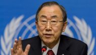 File Photo: Secretary General of UN Ban Ki Moon / AFP.