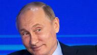 Russian President Vladimir Putin attends the Business Russia Congress in Moscow, Russia, October 18, 2016. Reuters/Alexander Zemlianichenko/Pool