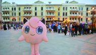 Family Fun Fridays kicked of yesterday at the Qanat Quartier in The Pearl-Qatar. A number of artistic performances and recreational activities for children were held. Pic: Baher Amin / The Peninsula 