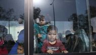 Iraqi people who were taking shelter at temporary camps are seen near the Mahmour district on their way to their homes after over 60 villages have been retaken from the terrorist group Daesh in Mosul, Iraq on October 30, 2016. ( Yunus Kele? - Anadolu Agen