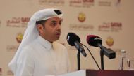 Dr. Mohammed bin Abdul Wahed Al Hammadi, Minister of Education and Higher Education at the Opening of Qatar population day conference in fourseason yesterday. Pic: Abdul Basit