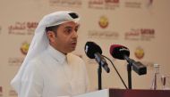 File photo of Minister of Education and Higher Education H E Dr Mohammed bin Abdul Wahed Al Hammadi speaking at the opening session of Qatar Population Day. Abdul Basit/The Peninsula 