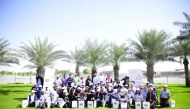 Students of Middle East International School visiting the Doha West Sewage Treatment Works (STW) project.