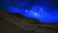 A star-speckled sky above the desert. pic Baher Amin/The Peninsula