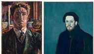 From Left: Self-portrait by Alberto Giacometti and self-portrait by Pablo Picasso