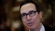 Steven Mnuchin, U.S. President-elect Donald Trump's reported choice for U.S. Treasury Secretary, speaks to members of the news media upon his arrival at Trump Tower in New York, U.S. November 30, 2016. REUTERS/Mike Segar