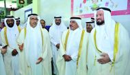 H E Salah bin Ghanem bin Nasser Al Ali, Minister of Culture and Sports; H E Dr Saleh bin Mohammed Al Nabit, Minister of Development Planning and Statistics; H E Jassim Saif Ahmed Al Sulaiti, Minister of Transport and Communications; and H E Dr Ghaith bin 