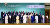 H H Sheikh Jassim bin Hamad Al Thani, Personal Representative of the Emir, yesterday attended the closing session of the two-day Conference on Safeguarding Endangered Cultural Heritage, held in Abu Dhabi. The session was attended by a number of heads of s