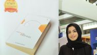 Qatari author Sharoq Almalki at the ongoing 27th Doha International Book Fair at Doha Exhibition and Convention Center. Pic: Baher Amin / The Peninsula