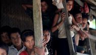 Rohingya Muslim children stand in U Shey Kya village, outside Maungdaw, in Burma's Rakhine state, on Oct. 27, 2016  Soe Zeya Tun—REUTERS.
