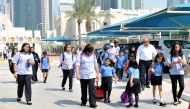 (File photo) Students  at Qatar International School. Photo by Kammutty VP © The Peninsula