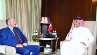 Foreign Minister H E Sheikh Mohamed bin Abdulrahman Al Thani yesterday met with a delegation of the officials from Misurata city of Libya led by Brigadier Salem Jaha. The two sides discussed latest developments in Libya in the context of terrorism and the