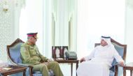 Prime Minister and Interior Minister H E Sheikh Abdullah bin Nasser bin Khalifa Al Thani met with Chief of Army Staff of Pakistan, General Qamar Javed Bajwa. Talks dealt with bilateral relations.