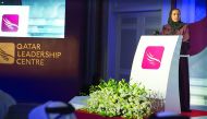 H E Sheikha Al Mayassa bint Hamad bin Khalifa Al Thani at the function yesterday.
