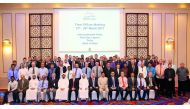 Nakilat employees pose for a picture at the bi-annual Fleet Officers Meeting (FOM) held in Doha.
