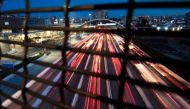 Cars cross the border into Mexico from San Diego, California (AFP Photo/Jim Watson).