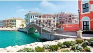 Qanat Quartier at the Pearl Qatar.
