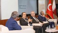 Joseph Abraham, CEO of Commercial Bank, speaking at the event