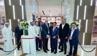 Abu Issa Holding officials and guests at the opening ceremony of the luxury fashion boutique in Johannesburg, South Africa.