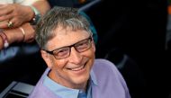 Microsoft founder Bill Gates waits to play table tennis during the Berkshire Hathaway annual meeting weekend in Omaha, Nebraska, U.S. May 7, 2017. REUTERS/Rick Wilking