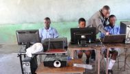 Represesntational image: Pupils use solar-powered computers at Gomba High School in Gutu, Zimbabwe (TRF / Jonathan Njerere) 
