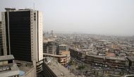 A view of the central business district is seen from a rooftop in Lagos, Nigeria in this February 10, 2016 photo (REUTERS / Akintunde Akinleye) 