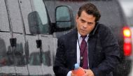 White House Communications Director Anthony Scaramucci arrives to travel with U.S. President Donald Trump to Ronkonkoma, New York from Joint Base Andrews, Maryland, U.S., July 28, 2017. Reuters/Carlos Barria