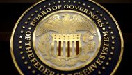 FILE PHOTO - The seal for the Board of Governors of the Federal Reserve System is on display in Washington, DC, U.S. on June 14, 2017. REUTERS/Joshua Roberts/File Photo.