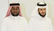 The members of the delegation from Qatar getting ready to participate at the International Holy Quran contest in Croatia. 