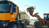 Cleaning campaign taking place in Simsima.
