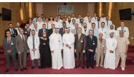 Dr. Khalid Al Rumaihi, Head of Urology, and Dr. Khalid Al Jalham, Director of the ACC and Assistant Head of Urology at HMC with the urology team at the Ambulatory Care Center.