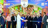 Officials and other Lulu staff during the opening of ‘Discover America Festival 2017’.